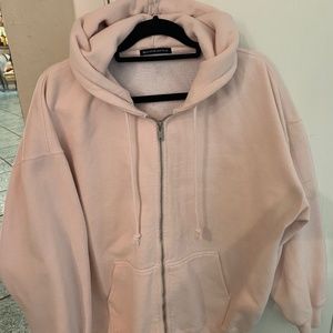 Brandy Melville Oversize Pink Hoodie